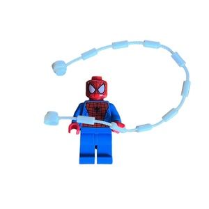 Lego | Superheroes Spider-man Minifigure With Web 76015